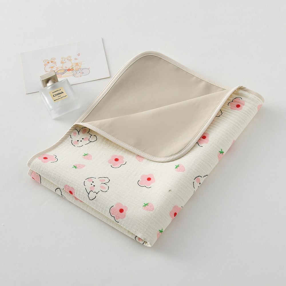 Premium Washable Baby Diaper Pad Made of 100% Organic Cotton A Grade Soft Waterproof Breathable for Newborns Toddlers All Seasons Use as Bedding Mat Nursing Pad Postpartum Leak Protection