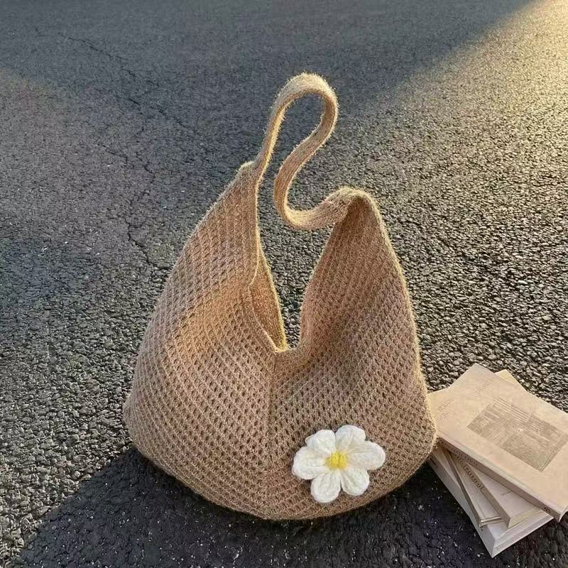 Women Summer Fashion Crossbody Bag Lightweight Large Capacity Mesh Tote Handbag for Work Travel Daily Use Stylish Minimalist Design Trendy Casual Shoulder Backpack Purse