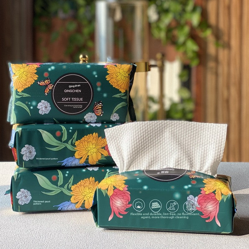 Premium Soft Disposable Face Towels for Cleansing Makeup Removal and Baby Care Bulk Pack Gentle Cotton Facial Wipes for Sensitive Skin Daily Skincare Routine