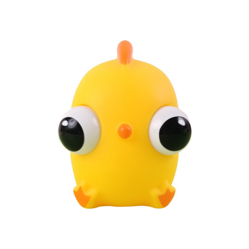 Squishy Squeeze Toy for Stress Relief and Anxiety Reduction Fun Eye Pop Animal Plush Dolls Kids Fidget Sensory Toy for Classroom Home Office Play Therapy and Calming Activities