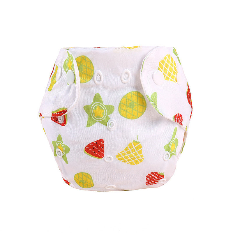 Reusable Washable Baby Diaper Pants for Newborns and Infants Aged 0 to 18 Months Soft Breathable Cotton Blend Leak Proof Overnight Diaper Pants for Boys and Girls with Cute Trendy Prints