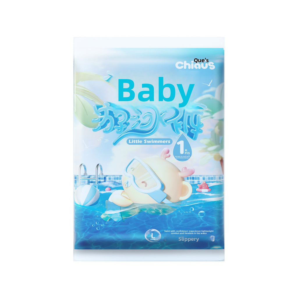 Qis Baby Swim Diapers Disposable Waterproof Pull Up Training Pants for Toddlers and Infants Swimming Pool Beach Activities Leak Proof Absorbent Reusable Style Design Wholesale Bulk Pack