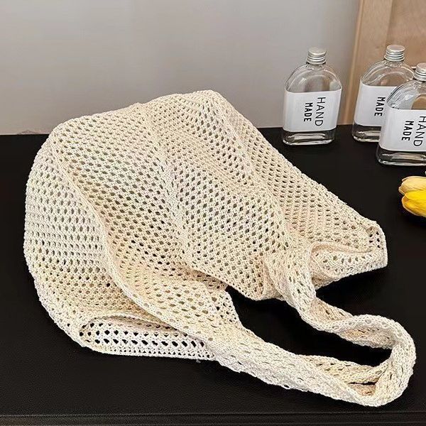 Women Summer Fashion Crossbody Bag Lightweight Large Capacity Mesh Tote Handbag for Work Travel Daily Use Stylish Minimalist Design Trendy Casual Shoulder Backpack Purse
