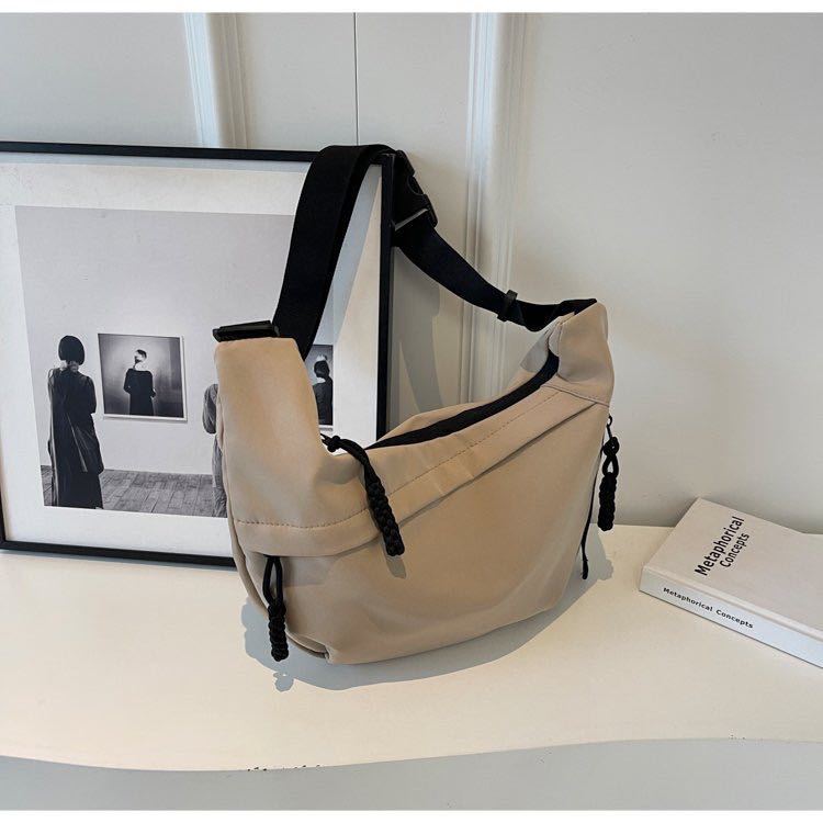 2024 New Fashion Oxford Cloth Crossbody Bag for Women Lightweight Casual Shoulder Bag Student Daily Use Versatile Dumpling Style Bag Trendy Minimalist Design Comfortable Adjustable Strap