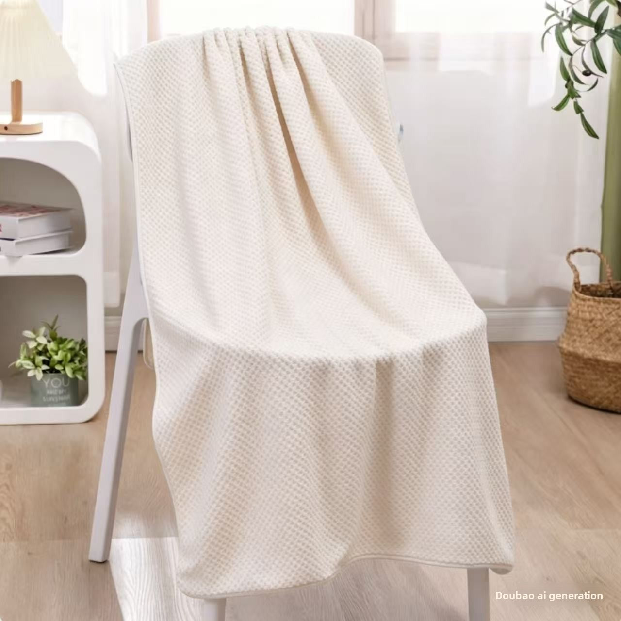 Premium Polyester Knitted Coral Fleece Pineapple Pattern Bath Towel Extra Thick Soft Absorbent Non Shedding for Home Spa Gym Travel with Custom Embroidered Logo