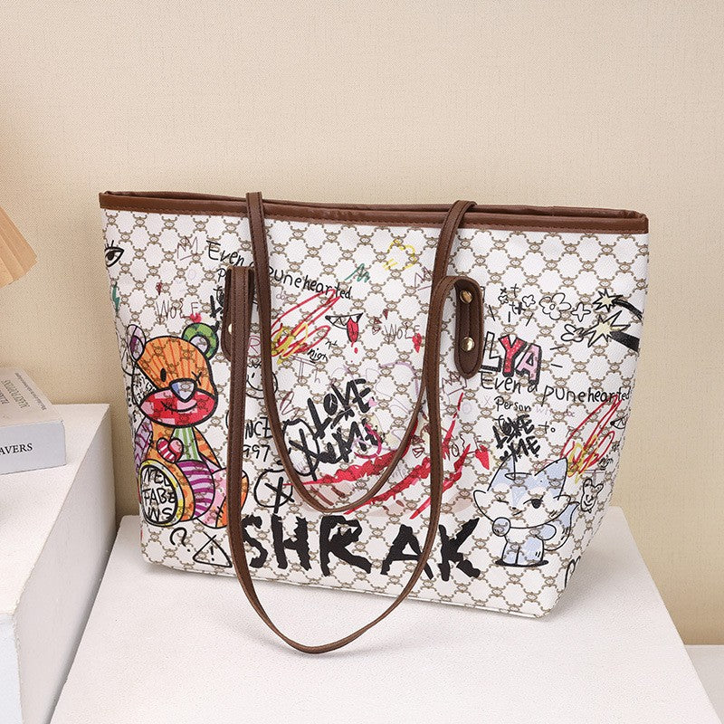 Women Large Capacity Tote Bag 2025 Trendy Minimalist Fashion Work Commuting Shoulder Bag for Ladies Spacious Organized Everyday Purse Lightweight Durable Casual Office Travel Handbag