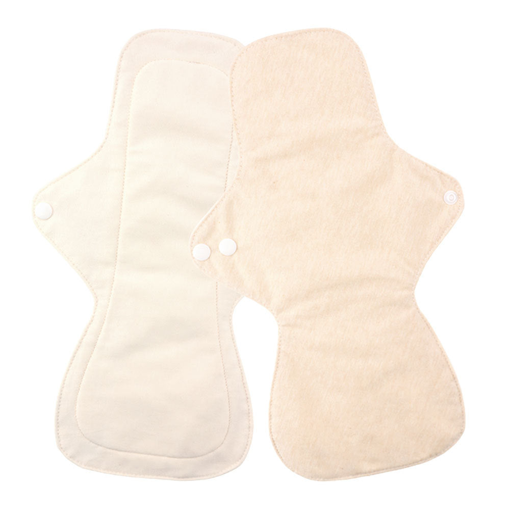 Organic Cotton Washable Panty Liners for Women Menstrual Period Light Flow Protection Reusable Eco Friendly Soft Breathable Hygienic Daily Use for Teens Adults Seniors Incontinence Care