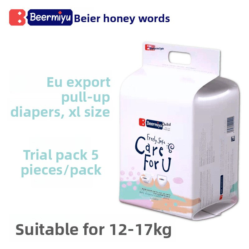 BeeRmiyu Baby Diapers Trial Pack 5 Pieces Ultra Soft Hypoallergenic Breathable Disposable Diapers for Newborns Infants Toddlers Ideal for Winter Fall Outdoor Use Gentle on Sensitive Skin