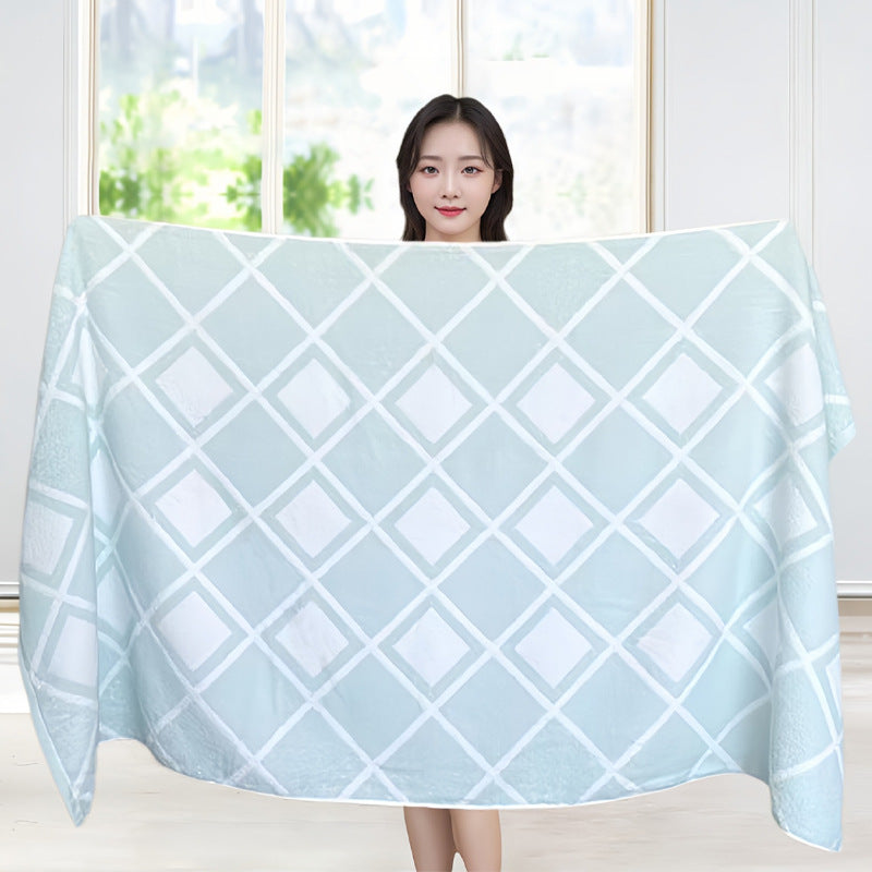 Premium 100% Cotton Bath Towel for Adults Soft Absorbent Quick Drying Non Shedding Lightweight Home Bathroom Essential Unisex Large Full Size Towel