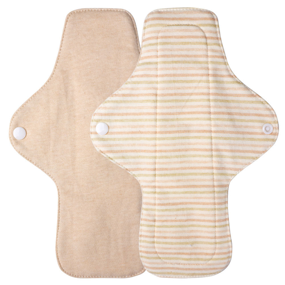 Organic Cotton Washable Panty Liners for Women Menstrual Period Light Flow Protection Reusable Eco Friendly Soft Breathable Hygienic Daily Use for Teens Adults Seniors Incontinence Care