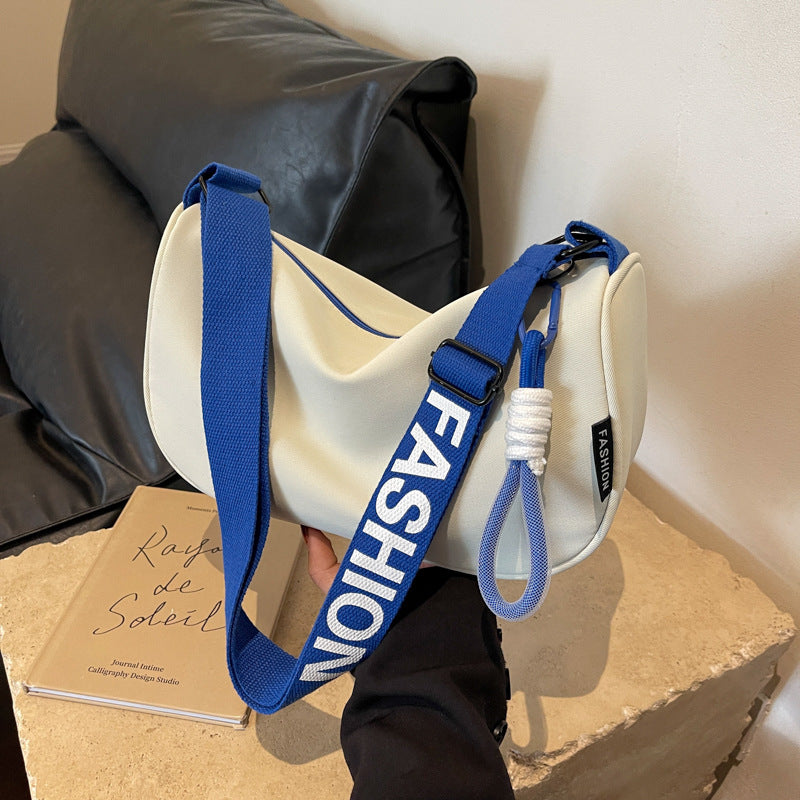 Waterproof Oxford Fabric Large Capacity Dumpling Bag for Women Stylish Crossbody Shoulder Bag Casual Sporty Fashion Trendy Minimalist Design Lightweight Durable Everyday Use