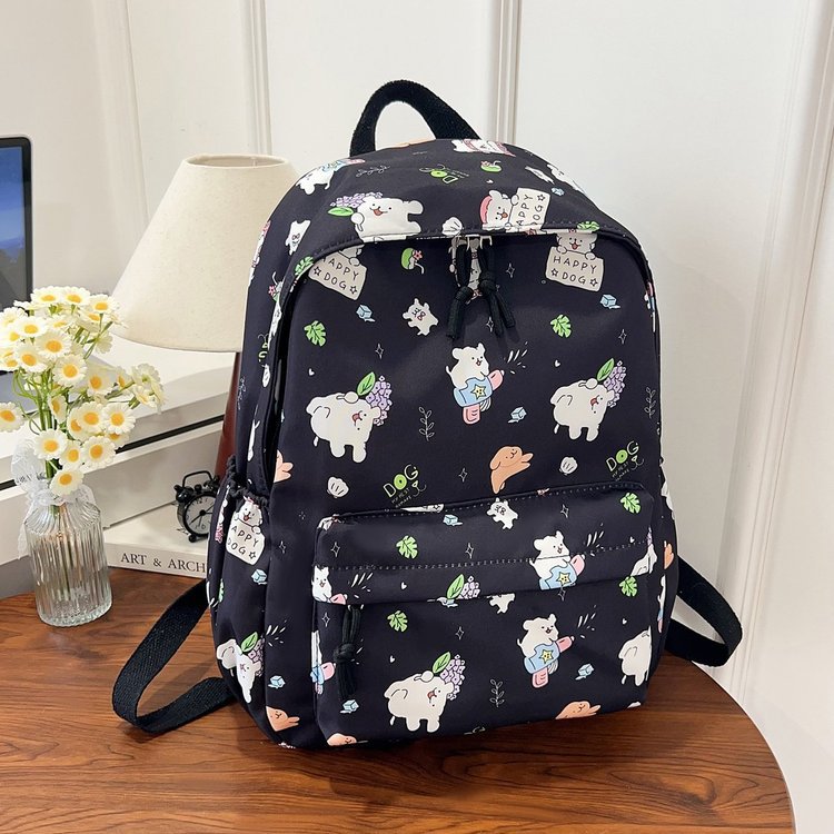 New Japanese Style Cute School Backpack for Girls and Elementary Students with Trendy Instagram Inspired Prints Large Capacity Versatile Fashionable Dual Shoulder Bag for Daily Use and Campus Life