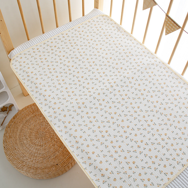 Premium Waterproof Breathable Baby Diaper Pad with 3 Layer Sandwich Mesh Design for Crib Stroller Car Seat Easy Machine Washable Reusable Nursery Bedding for Infants Toddlers and Travel