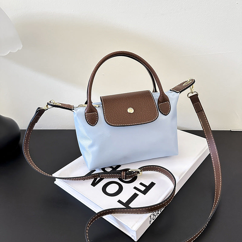 2024 New Autumn Winter Women Nylon Puff Bag Stylish Minimalist Crossbody Shoulder Handbag Lightweight Durable Fashionable Everyday Purse for Work Travel Casual Outfits