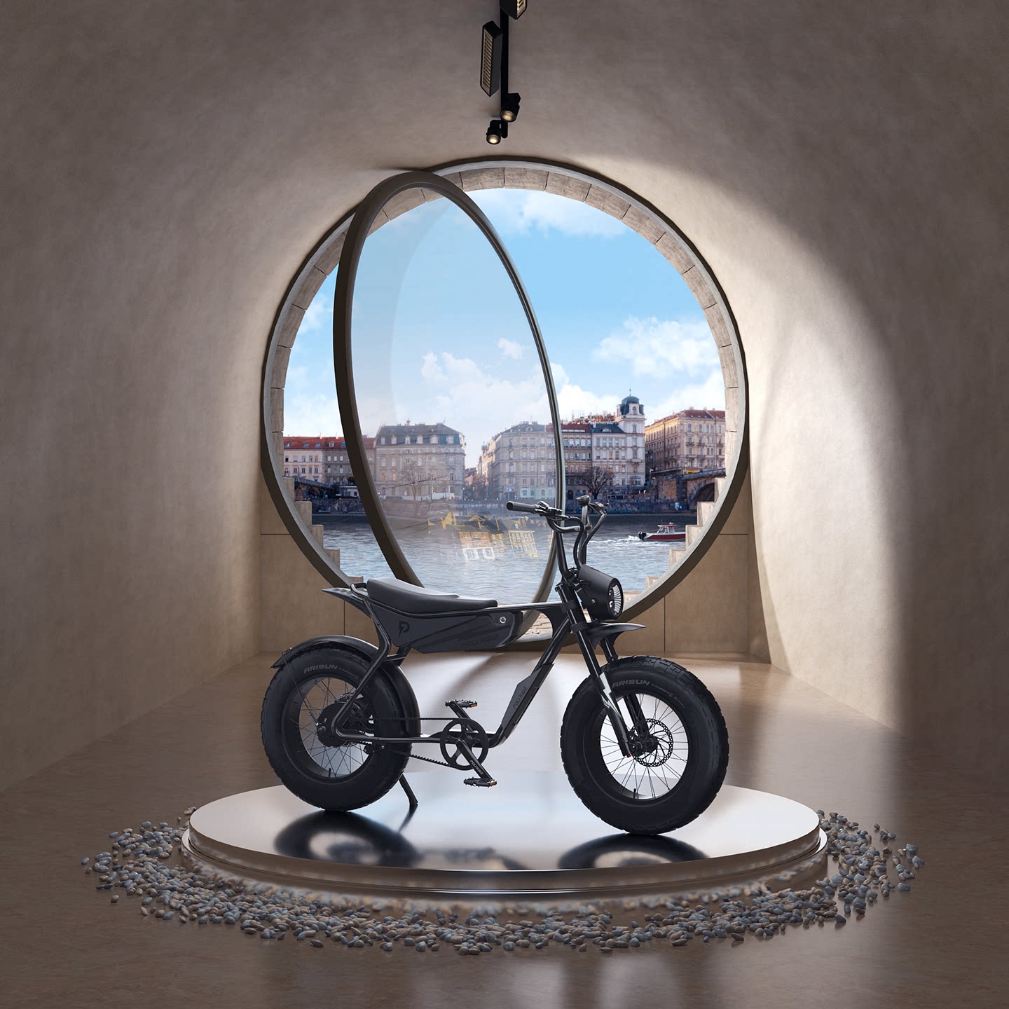 New Fat Tire Electric Assist Bicycle – City Commuter & Off-Road with Suspension